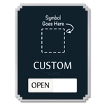 1-Line Custom Regulatory w/Sliding Panel