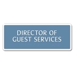 2-Line Common Room Sign (Extended Width)