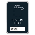 2-Line Custom Regulatory w/Sliding Panel