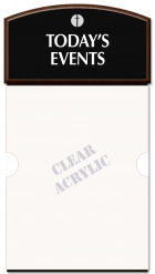 2-Line Informational Sign w/ Insert Window
