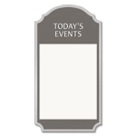 2-Line Informational Sign w/ Insert Window