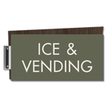 2-Line Perpendicular Overhead Sign