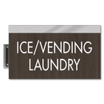 2-Line Perpendicular Overhead Sign