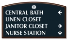 4-Line Directional Sign