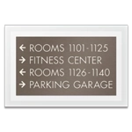 4-Line Directional Sign