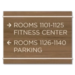 4-Line Directional Sign