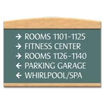 5-Line Directional Sign