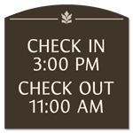 5-Line General Information Sign