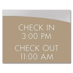 5-Line General Information Sign