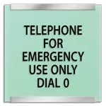 6-Line General Information Sign