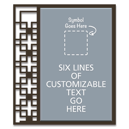 6-Line General Information Sign w/Symbol