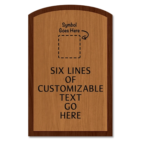 6-Line General Information Sign w/Symbol