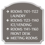 7-Line Directional Sign