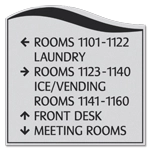 7-Line Directional Sign