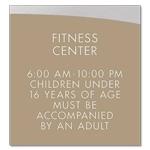 8-Line Common Room Sign