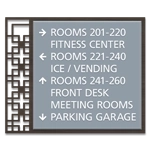 8-Line Directional Sign