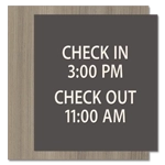 8-Line General Information Sign