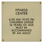 9-Line Common Room Sign