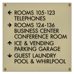 9-Line Directional Sign