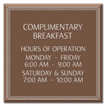 9-Line General Information Sign