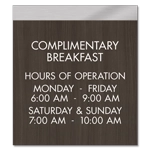 9-Line General Information Sign