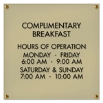 9-Line General Information Sign