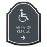 Accessible Direction Sign w/ ISA
