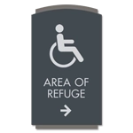 Accessible Direction Sign w/ ISA