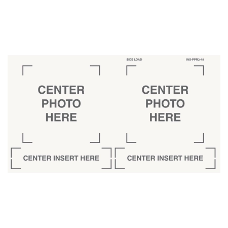 Additional Insert Cards/2 Picture Room Number (50/pk)