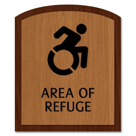 Area of Refuge Sign - Dynamic ISA Symbol