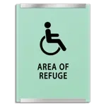 Area of Refuge Sign - ISA Symbol