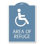 Area of Refuge Sign - ISA Symbol