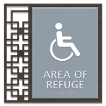 Area of Refuge Sign - ISA Symbol