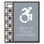 Area of Rescue Assistance Sign - NYC Compliant