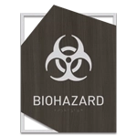 Biohazard Sign w/Symbol