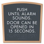 Delayed Egress Push/Pull Sign - CA Code