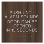 Delayed Egress Push/Pull Sign - CA Code