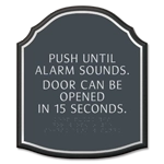 Delayed Egress Push/Pull Sign - CA Code