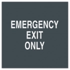 Emergency Exit Only
