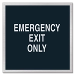 Emergency Exit Only
