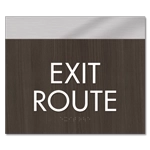 "Exit Route" Egress Sign - CA Compliant