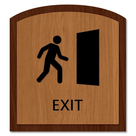 Exit Sign w/ Symbol