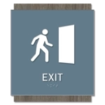 Exit Sign w/ Symbol