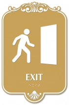 Exit Sign w/ Symbol