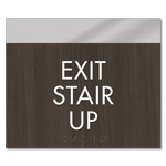 "Exit Stair Up" Egress Sign - CA Compliant