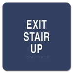 Exit Stair Up Egress Sign