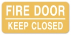 Fire Door - Keep Closed Label - 4 Pack