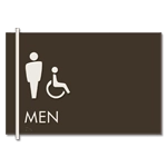 Men Sign w/Male & ISA Symbols