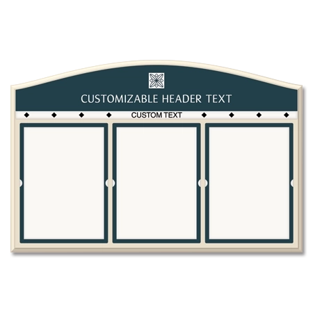 Message Display w/3 Insert Holders