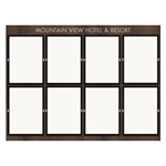 Message Display w/8 Insert Holders